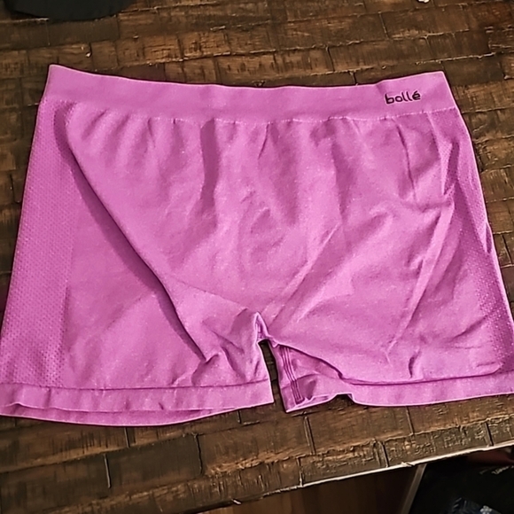 bolle Pants - Bolle Fitted Light-weight Athletic Shorts, Pink Purple, Stretch, Size Large